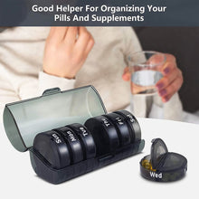 Weekly Pill Organizer 2 Times a Day Travel 7 Day Pill Box Twice a Day Daily Medicine Pill Case with Large Compartments
