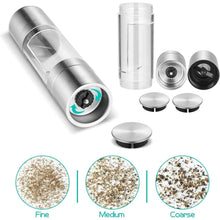 2-in-1 Stainless Steel Salt and Pepper Grinder