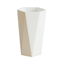 Modern Geometric Hexagon Plastic Flower Vase (1 Pc)
