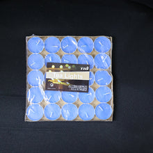 Blue Scented Tea Light Candles (25 Pc  Set)