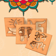 Wooden Decorative Cutouts (Mix Design  4 Pc)