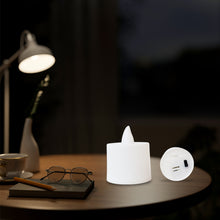 Blue Led Tea Light Candles (24 Pc)