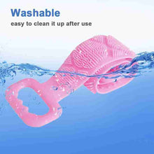 Eco-Friendly Silicone Shower Brush & Back Scrubber Towel