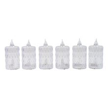 Decorative Led Crystal Flameless Candle Set (6 Pc)