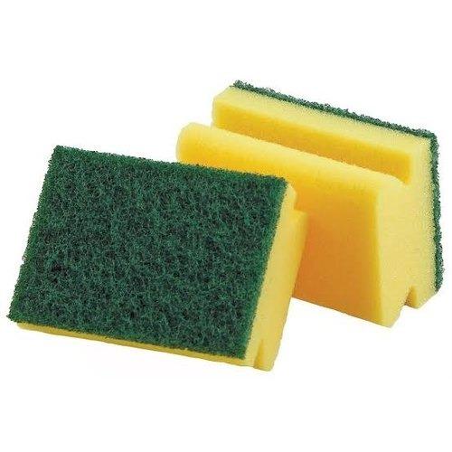 1421 Scrub Sponge 2 In 1 Pad For Kitchen Sink Bathroom Cleaning Scrubber