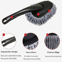 4098 Car Wash Cleaning Brush Microfiber Dusting Tool Duster Dust Mop Home Cleaning For Cleaning And Washing Of Dirty Car Glasses Windows And Exterior.