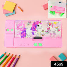 Multi Purpose Gadget Jumbo Pencil Box Compass With Calculator Jumbo 2 Side Slot Geometry Box Compass Use School , Traveling & Studio